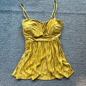 Elegant Gold Women's Top